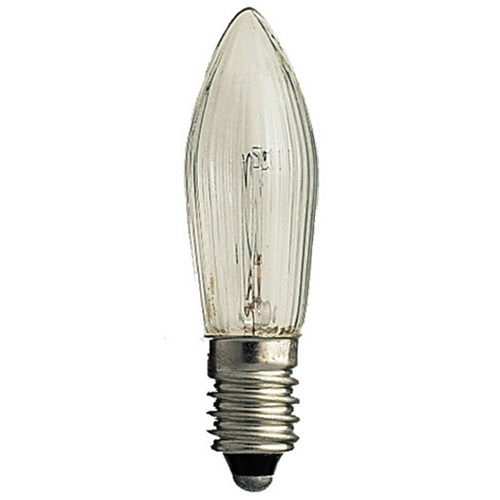 34V E10 100mA 3W XMAS TREE INDOOR - CANDLE  RIBBED