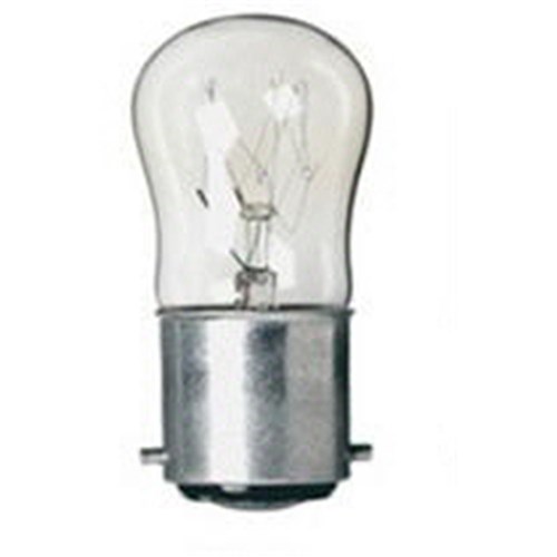 240V 15W B22 S28x60mm PILOT CLEAR