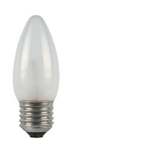 240V E27 25W CANDLE  FROSTED 35x98mm 1,000HR  CR 11074
