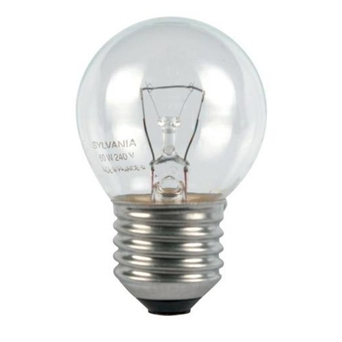 240V E27 40W ROUND CLEAR G45x72M 1,000HR *obsolete*  CR 11226 / GE 91996