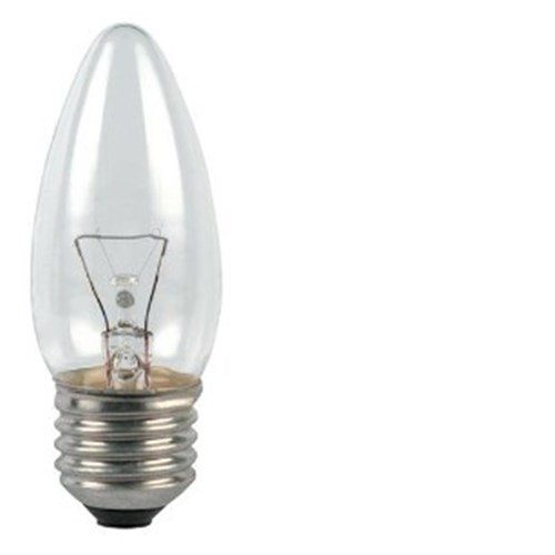 240V E27 40W CANDLE CLEAR 35x98mm 1,000HR  CR 11081 / GE 90484