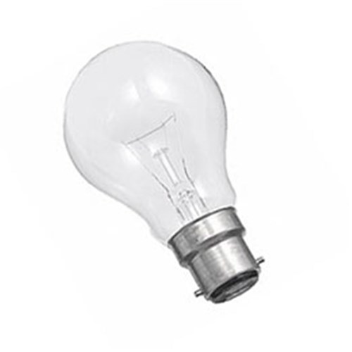 120V B22 40W RC CLEAR GLS 60x105mm 4C9  LCL 70mm