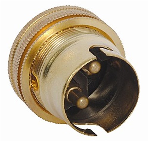BRASS B22 10mm Entry Thread + Earth Terminal  T210