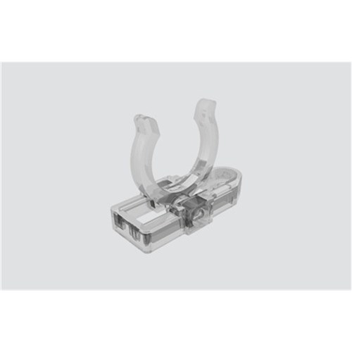 ST135/V   CLEAR PLASTIC CLIP suits T5 circular - Screw Moun