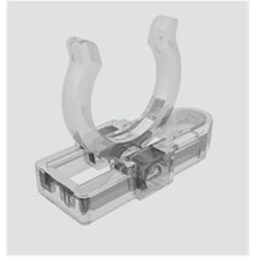 ST135/V   CLEAR PLASTIC CLIP suits T5 circular - Screw Moun