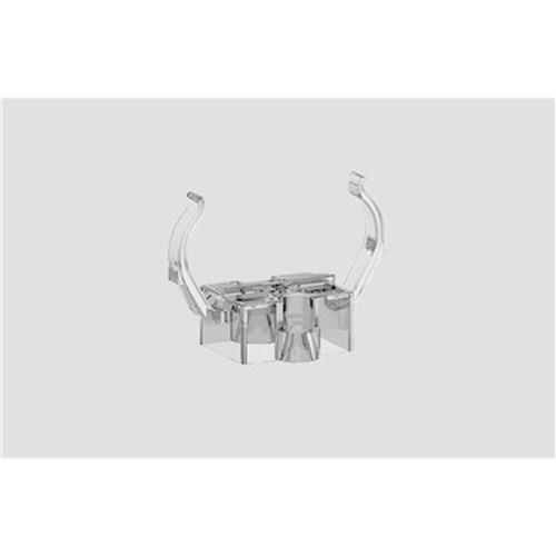ST132/V   CLEAR PLASTIC CLIP suits 2G11 CFL  - Screw Mount