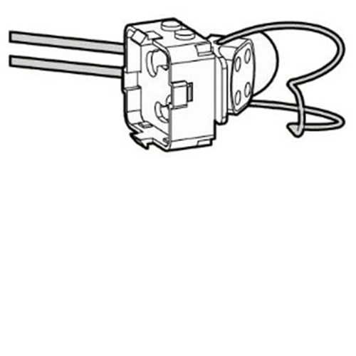 ST179/105  G10Q  Lamp & Starte Holder + Clip  - suits T8 Circ  T110