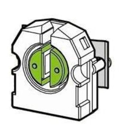 ST3345/MAU-9,5-TR G13 Lamp Holder-Push Mount + SPACER- T8  T140
