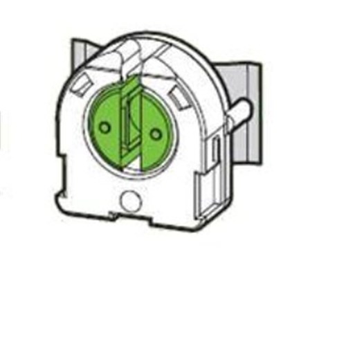ST343/MAU G13 Lampholder - SPACER - Push Mount -  T140