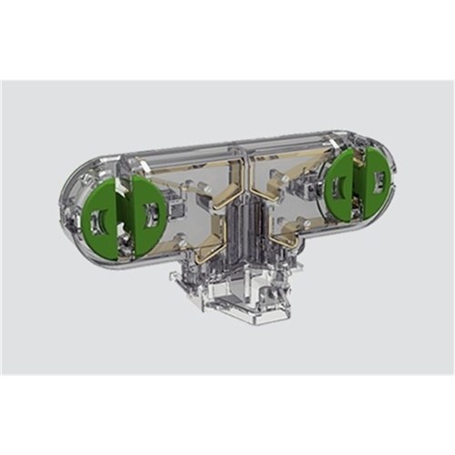 ST908/S G5 Twin Lamp Holder Push Mount - Suits T5  T130   new code ST908/S-TR