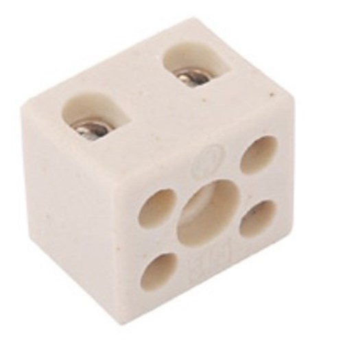 TXB6-2E CERAMIC  2 Pole 2.5mm Terminal Block  T200  - 32A   ME54/02