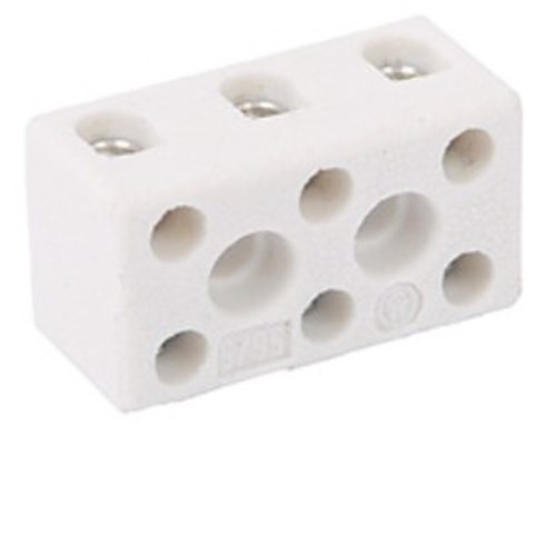 TXB6-3E CERAMIC 3 Pole 2.5mm Terminal Block  T200  - 32A    ME56/03