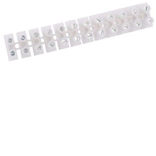 TX1206PH/12 Brass 12 Pole 4mm Terminal Strip Wire Protection  T110 ME136/02012