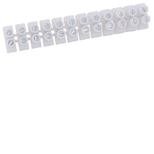 TX1210PH/12 Brass 12 Pole 6mm Terminal Strip Wire Protection  T110 ME137/02012