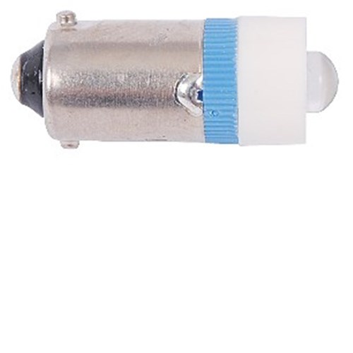 24V BA9S LED T10x23mm BLUE AC/DC SINGLE STARLED