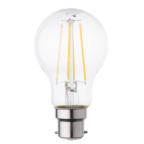 10W B22 4000K GLS A60 CLEAR LED FILAMENT 1000LM DIMMABLE