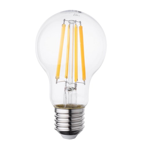 12W E27 3000K GLS A60 CLEAR LED FILAMENT 1400LM DIMMABLE
