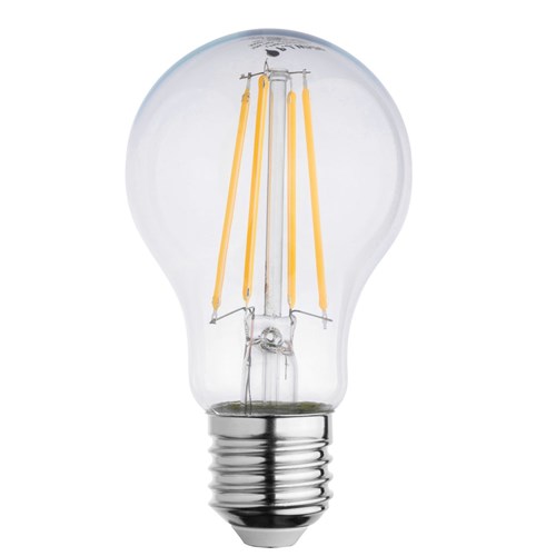 8W E27 4000K GLS A60 CLEAR LED FILAMENT 820LM DIMMABLE
